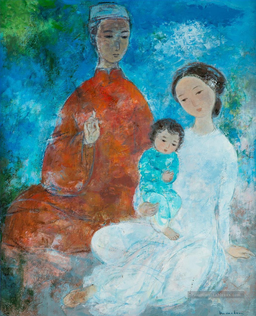 VCD The Family 2 Asiatique Peintures à l'huile